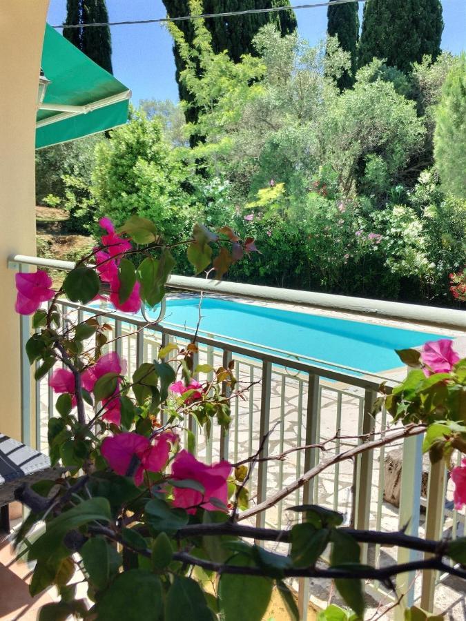 Gastouri Villa Pascalia With Heated Pool In October And Views 아킬레이온 외부 사진