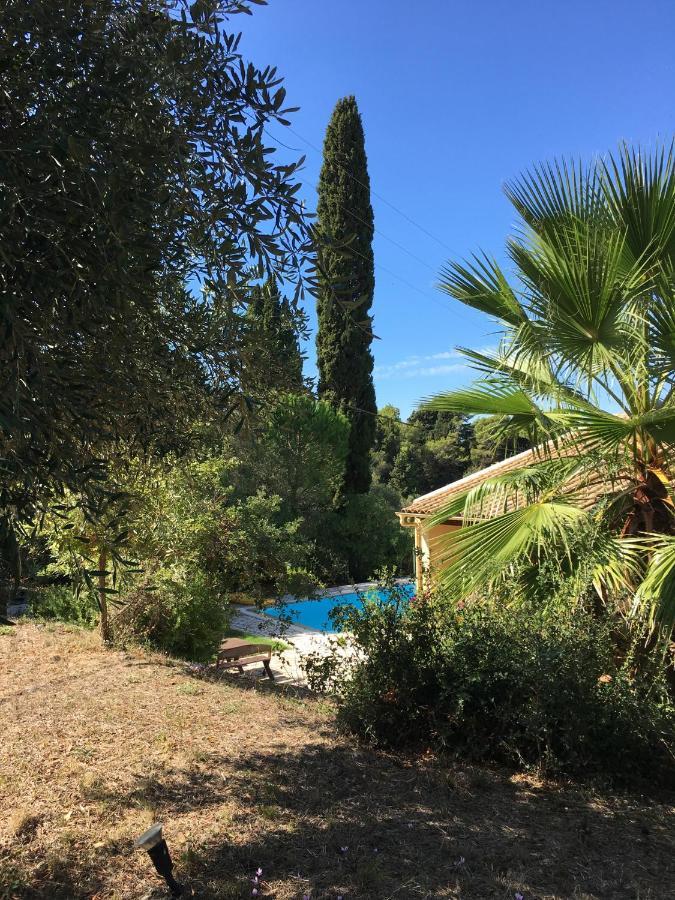 Gastouri Villa Pascalia With Heated Pool In October And Views 아킬레이온 외부 사진