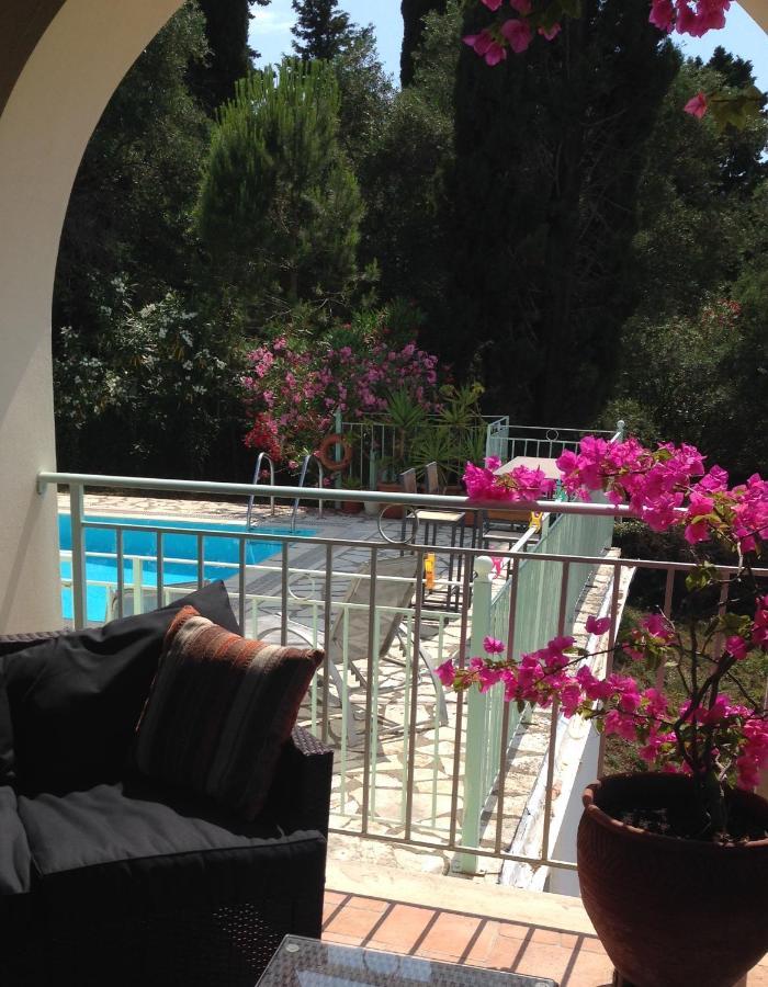 Gastouri Villa Pascalia With Heated Pool In October And Views 아킬레이온 외부 사진
