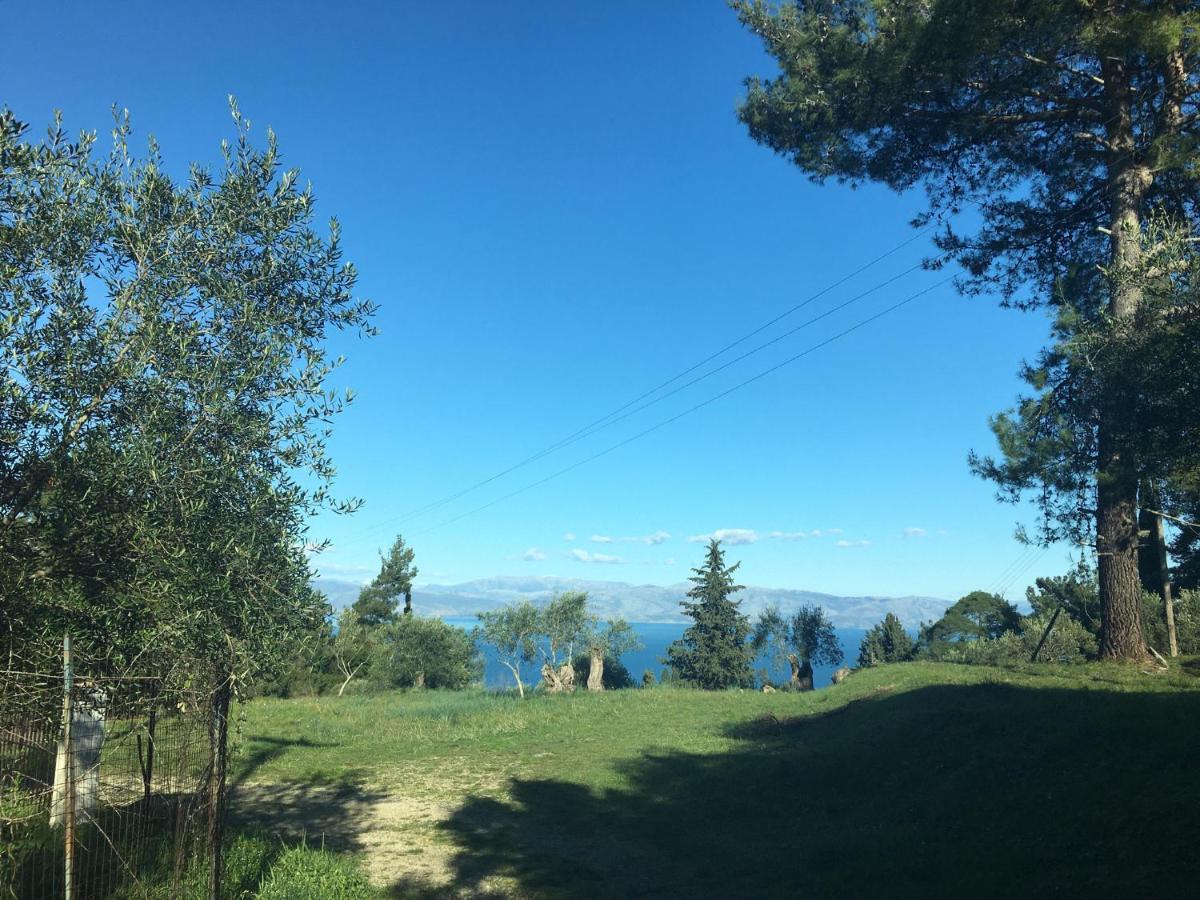Gastouri Villa Pascalia With Heated Pool In October And Views 아킬레이온 외부 사진