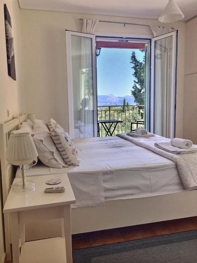 Gastouri Villa Pascalia With Heated Pool In October And Views 아킬레이온 외부 사진